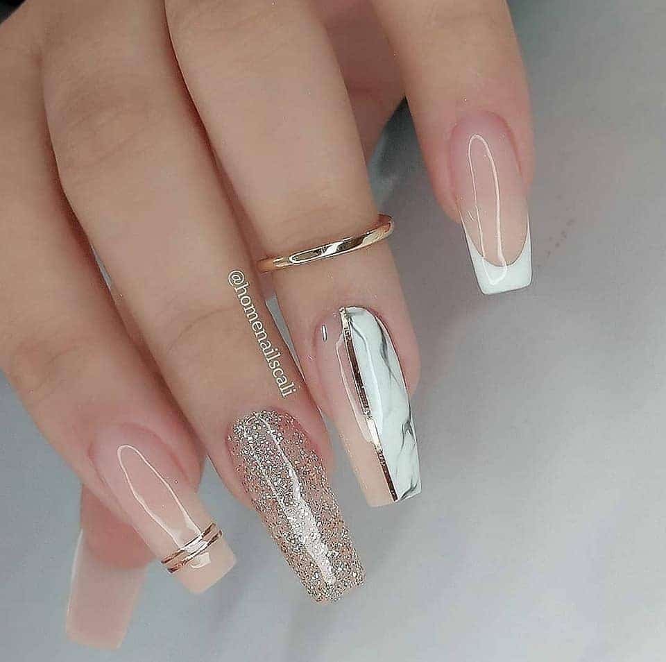 decoracion de uñas en polygel lindas