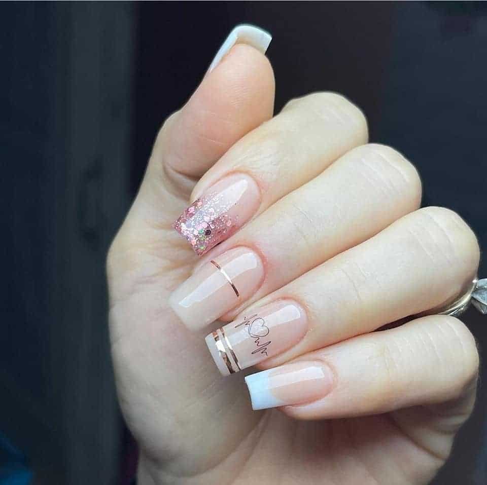 diseño de uñas en polygel bonitas