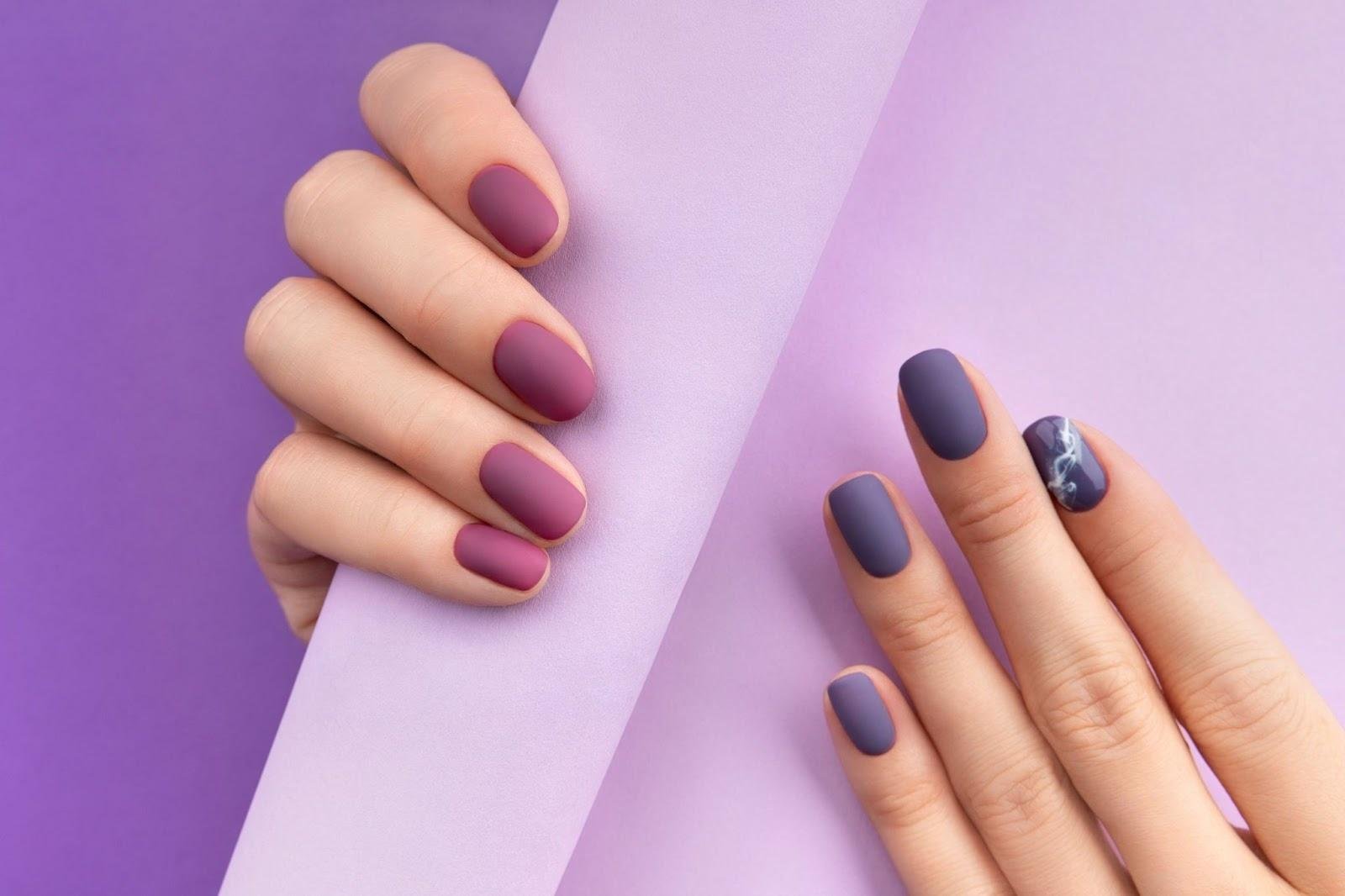 diseños de uñas en acrilico
