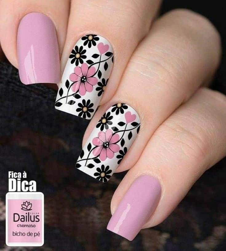 diseños de uñas en polygel elegantes