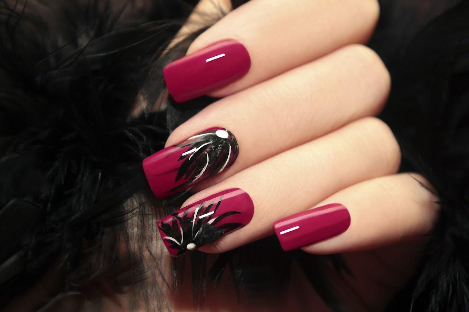 diseños lindos de uñas acrilicas