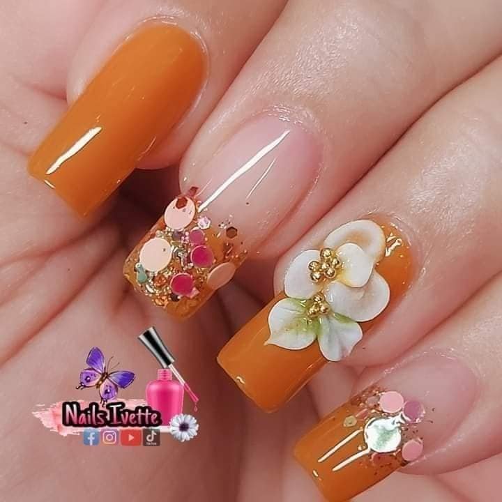 uñas polygel diseños